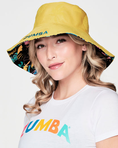 Zumba Palm Party Reversible Bucket Hat