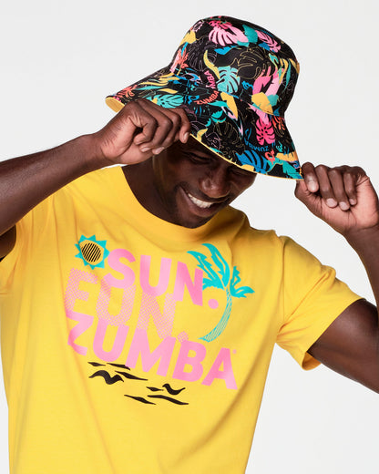 Zumba Palm Party Reversible Bucket Hat