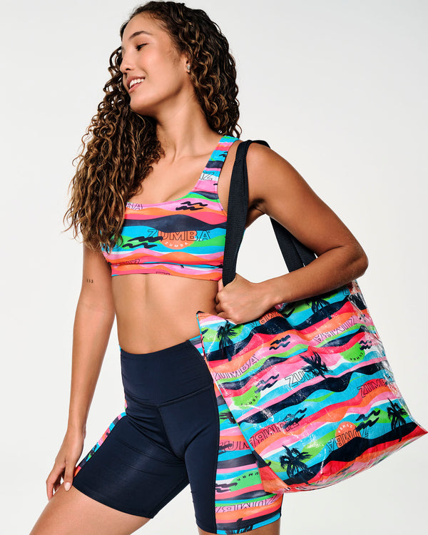 Zumba Sun And Swim Tote Bag