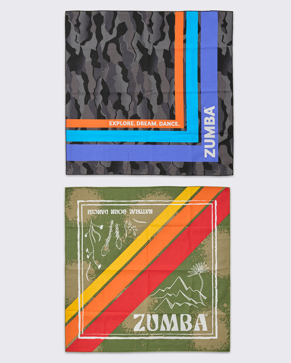 Zumba Explore Bandanas 2PK