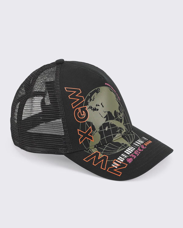 ZW X GW Adjustable Snapback Cap - Bold Black