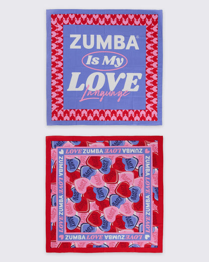 Zumba Love Bandanas 2PK - Multi