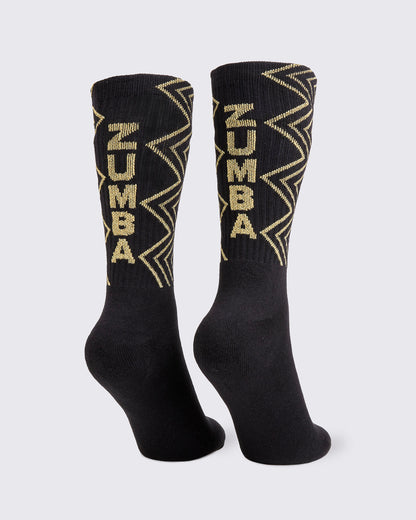 Zumba Holiday High Socks - Black