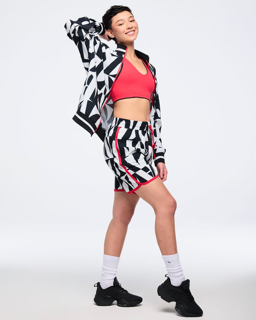 Zumba Haus Oversized Woven Track Jacket