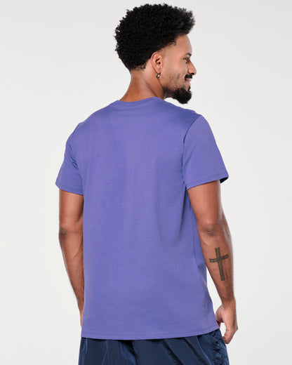 Zumba Prep Crew Neck Tee - Periwinkle