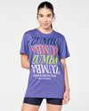 Zumba Prep Crew Neck Tee - Periwinkle