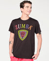 Zumba Prep Crew Neck Tee - Bold Black