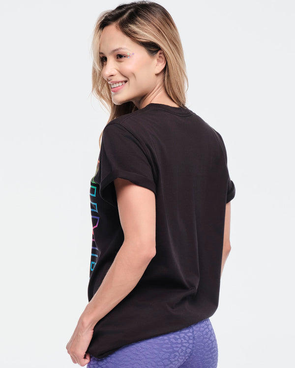 Funscape Unisex Crew Neck Tee - Black