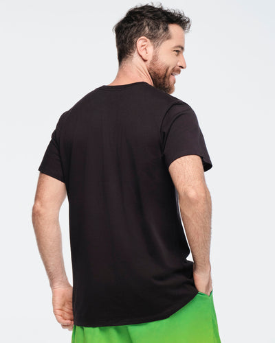 Funscape Unisex Crew Neck Tee - Bold Black