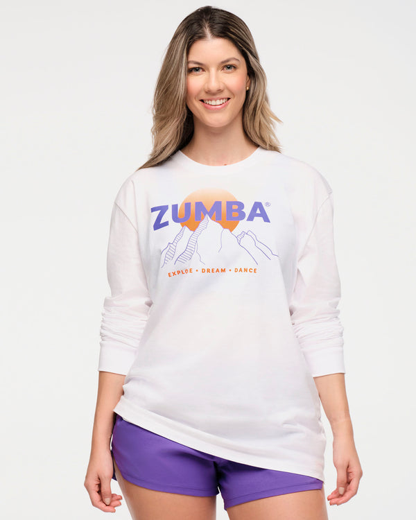 Zumba Explore Unisex Long Sleeve Tee