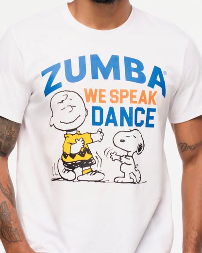 Zumba X Peanuts Crew Neck Tee - White