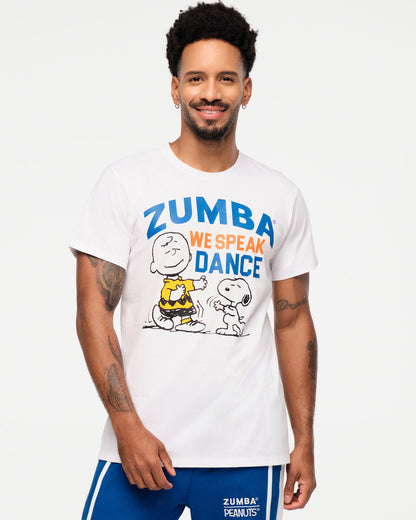 Zumba X Peanuts Crew Neck Tee - White