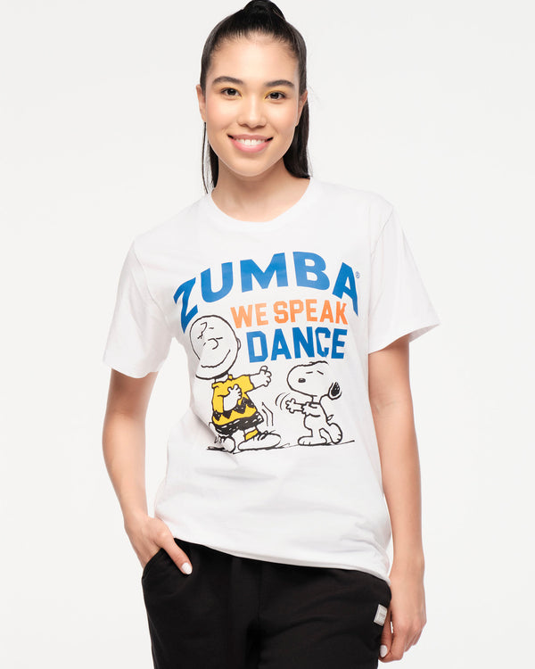 Zumba X Peanuts Crew Neck Tee - White