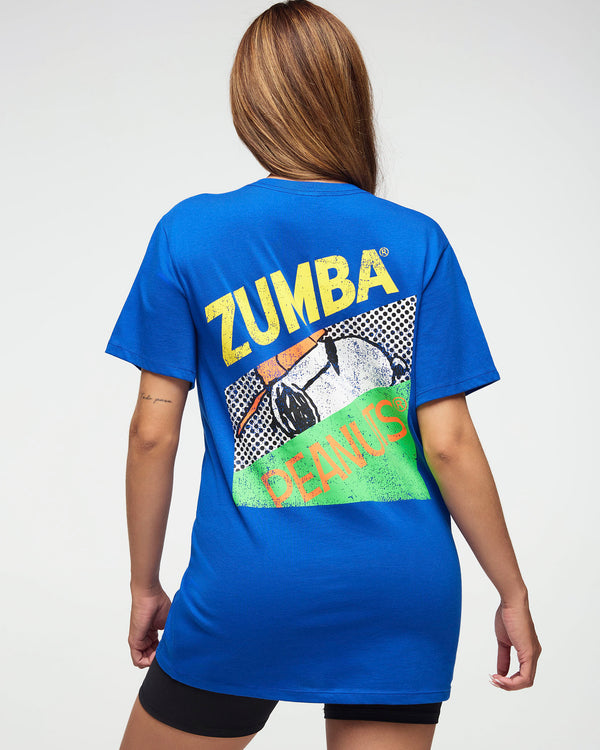 Zumba X Peanuts Crew Neck Tee - Blue