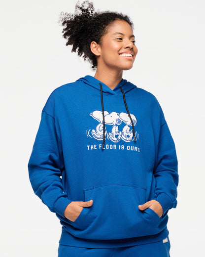 Zumba X Peanuts Unisex Pullover Hoodie - Blue