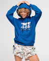 Zumba X Peanuts Unisex Pullover Hoodie - Blue