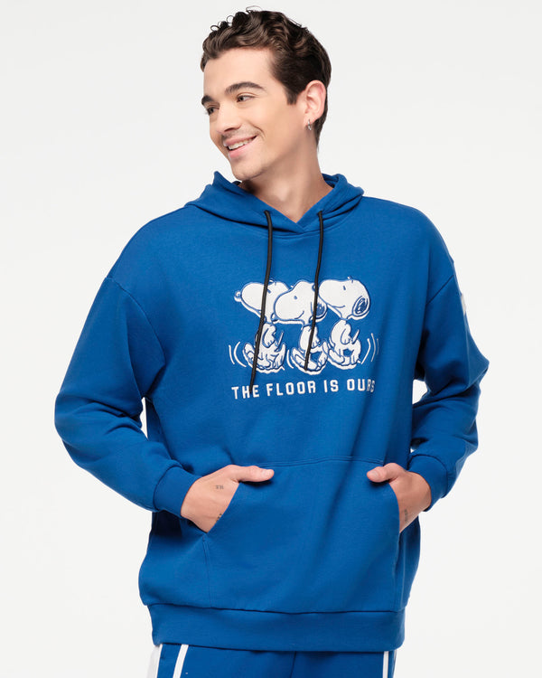 Zumba X Peanuts Unisex Pullover Hoodie - Blue