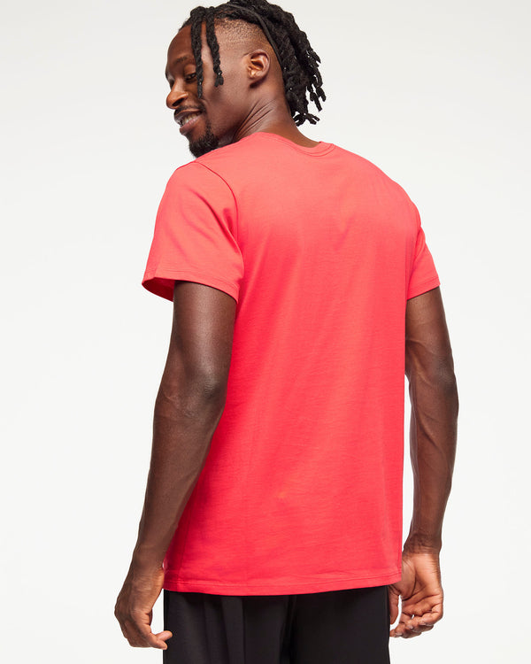 Zumba Holiday Crew Neck Tee - Red