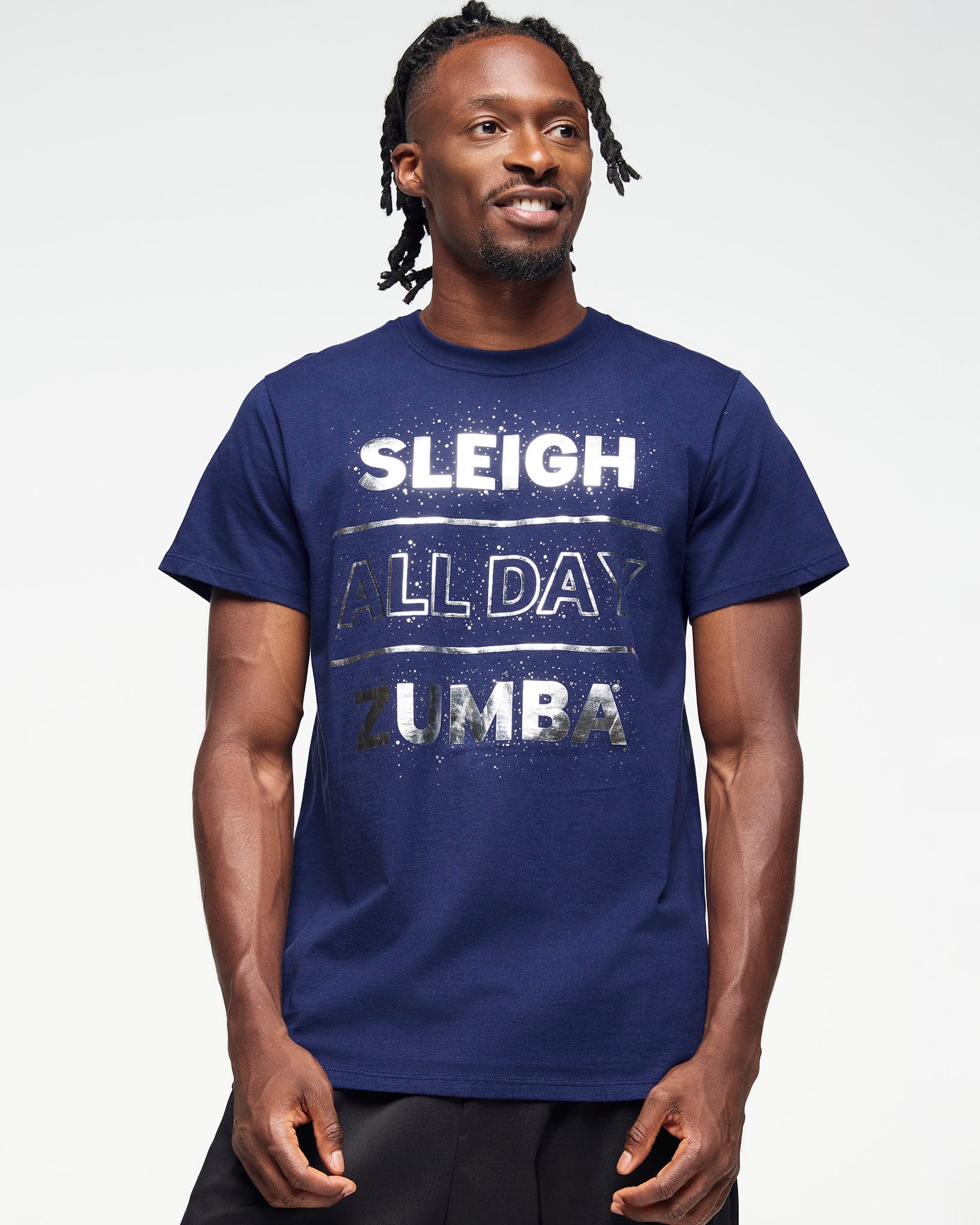 Zumba Holiday Crew Neck Tee - Indigo – Zumba Wear | STRONG iD