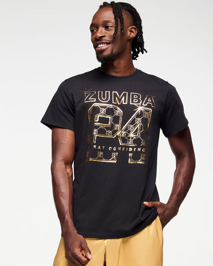 Zumba 24K Crew Neck Tee