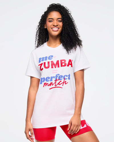 Zumba Love Crew Neck Tee - White