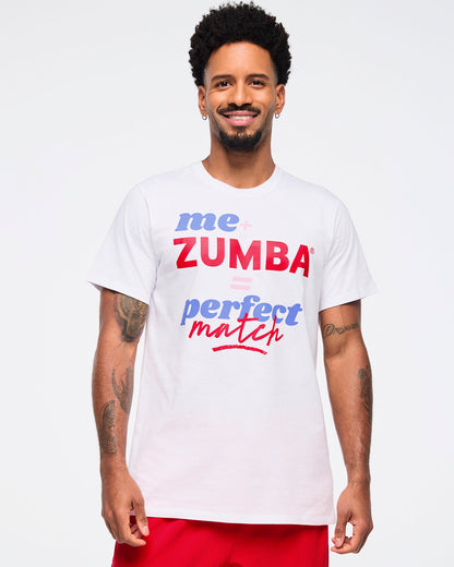 Zumba Love Crew Neck Tee - White