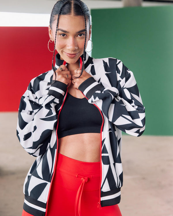 Zumba Haus Oversized Woven Track Jacket