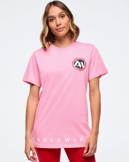 Zumba Haus Unisex Crew Neck Tee - Pink