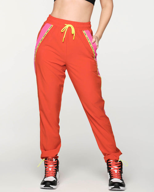 Zumba Fitness, Pants & Jumpsuits, Fusion Cargo Pants In Hot Pink Orange  By Zumbawear