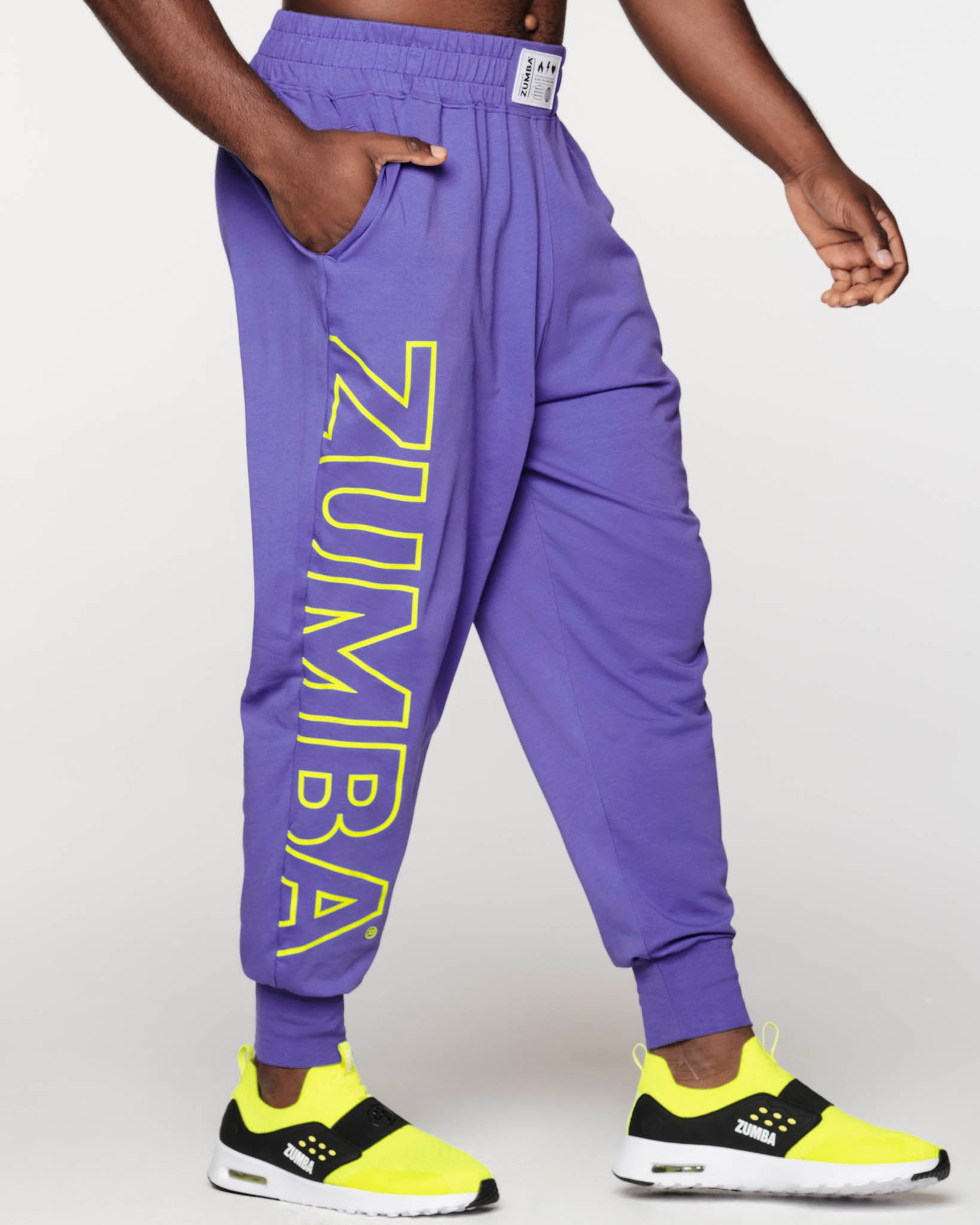 NBA Lakers logo sweatpants with side tape