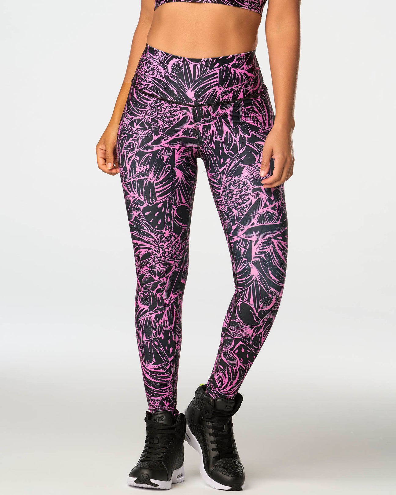 SWEATY BETTY Power Workout High-Rise Stretch-Jersey Leggings in Pink Floral  Print