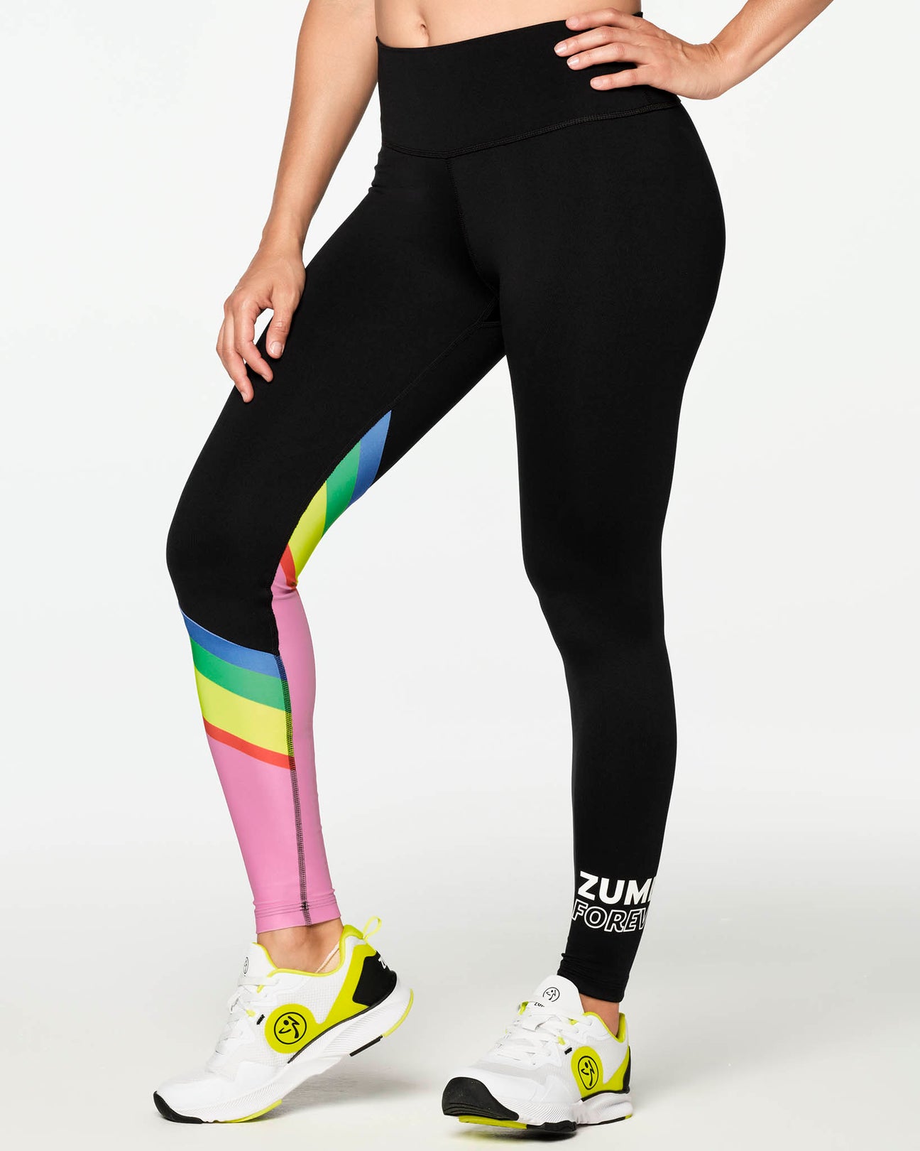 Black Cropped Leggings with Crossover Waistband – Playful Promises