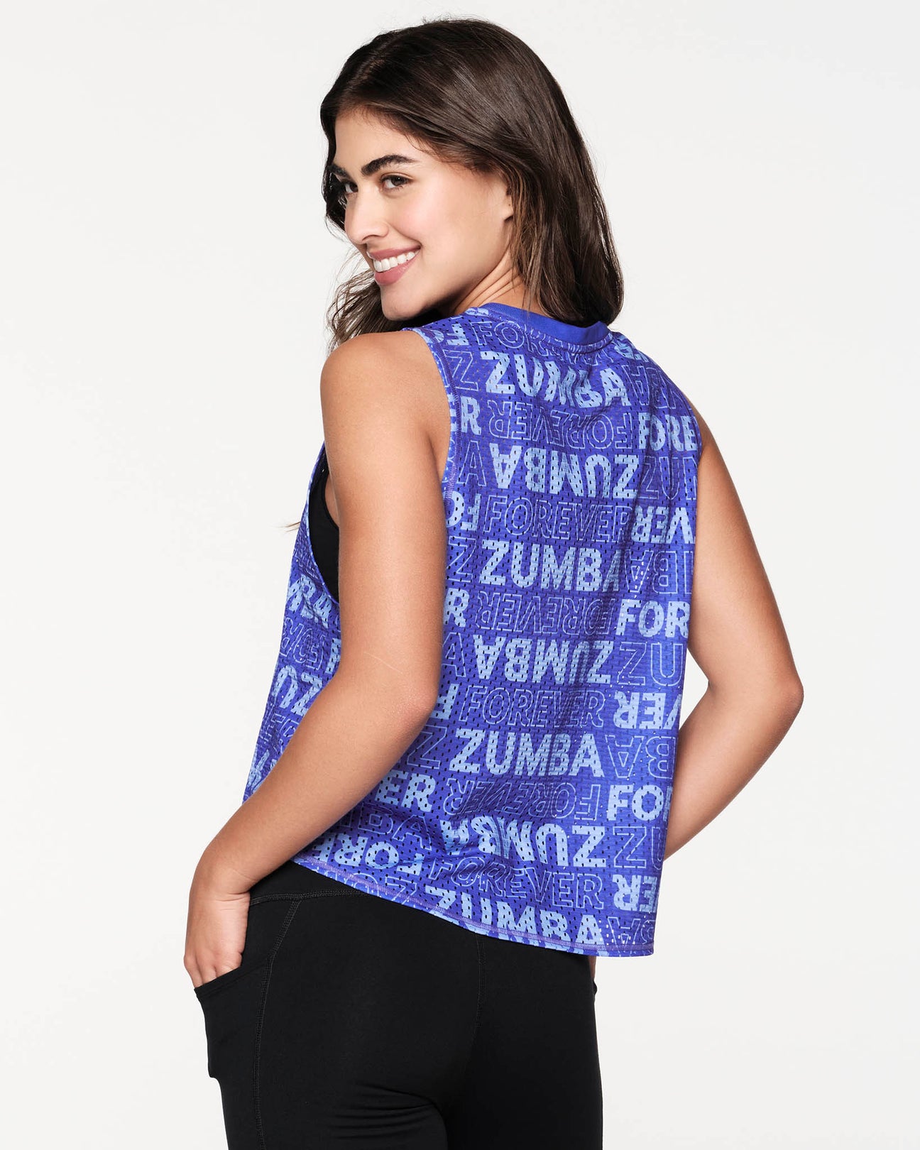 Zumba Forever Mesh Muscle Tank