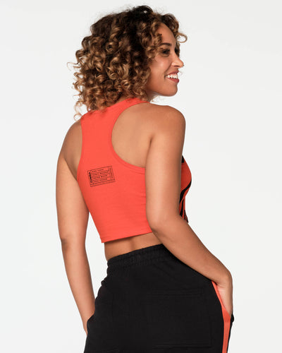 Zumba Happy Crop Racerback