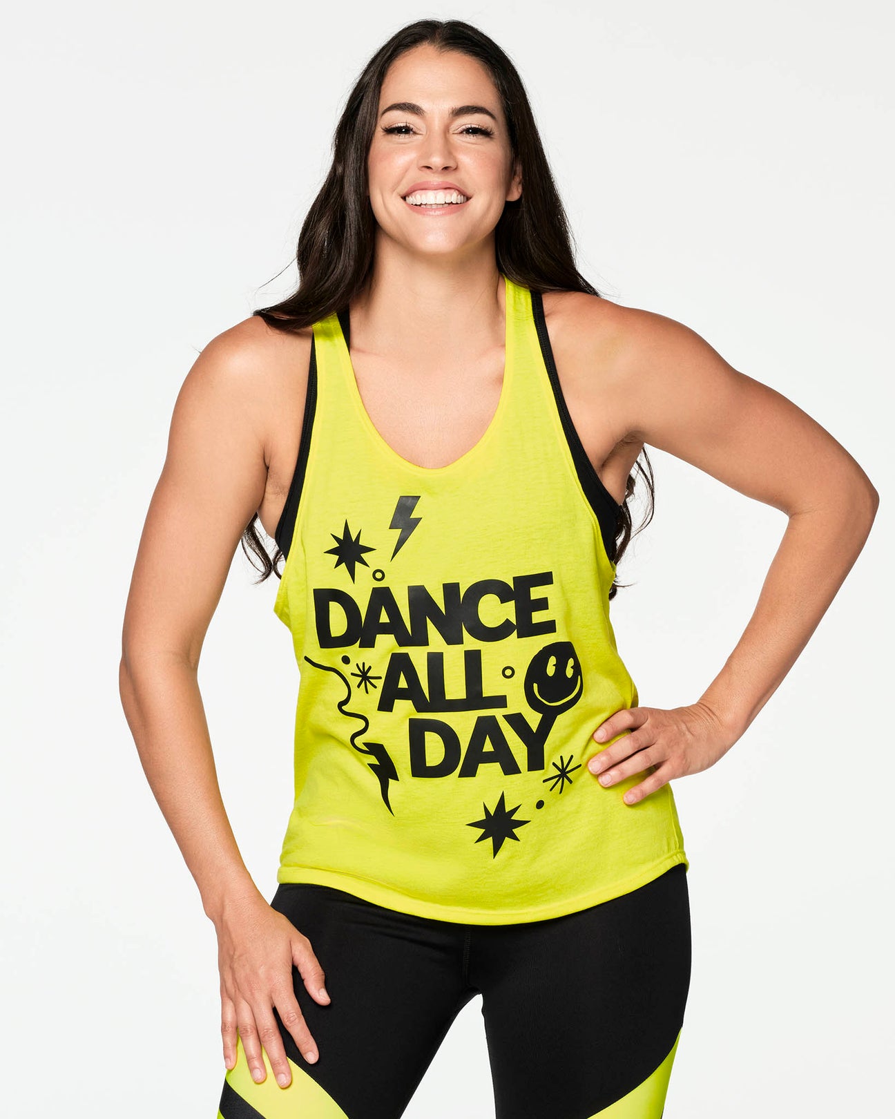 Workout Collection, Women's Ideal Racerback Tank, Zumba Workout, Dance, Tops,  Color, Smile, I Love Zumba, Zumba Outfit, Zumba Christmas 