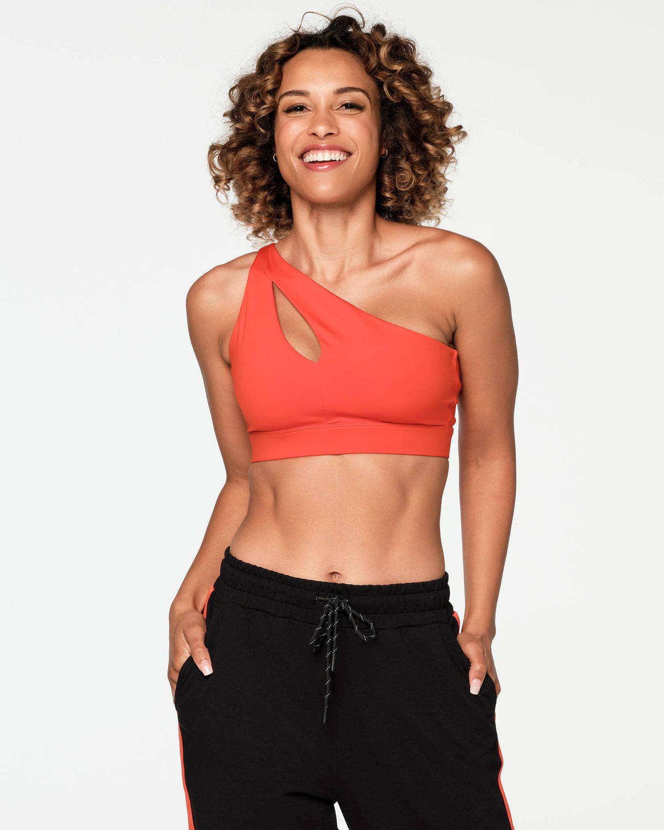 Zumba Skate Crew One Shoulder Bra - Elevate Your Style from Gym to Dance  Floor