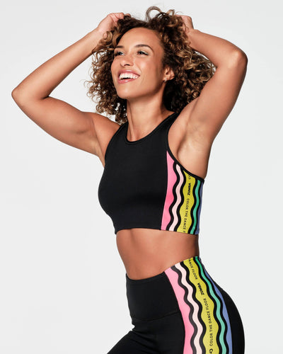 Zumba X Crayola Dance Outside The Lines Crop Tank