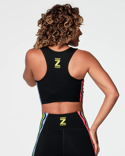 Zumba X Crayola Dance Outside The Lines Crop Tank