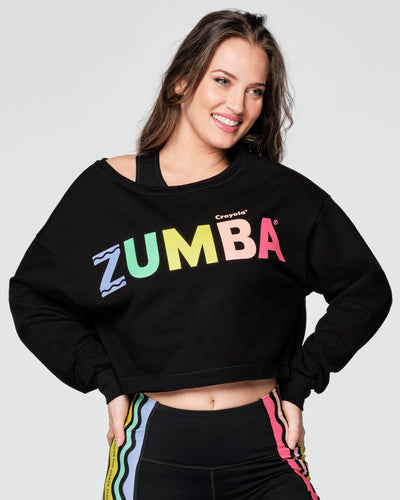 Zumba X Crayola Dance In Color Long Sleeve Top