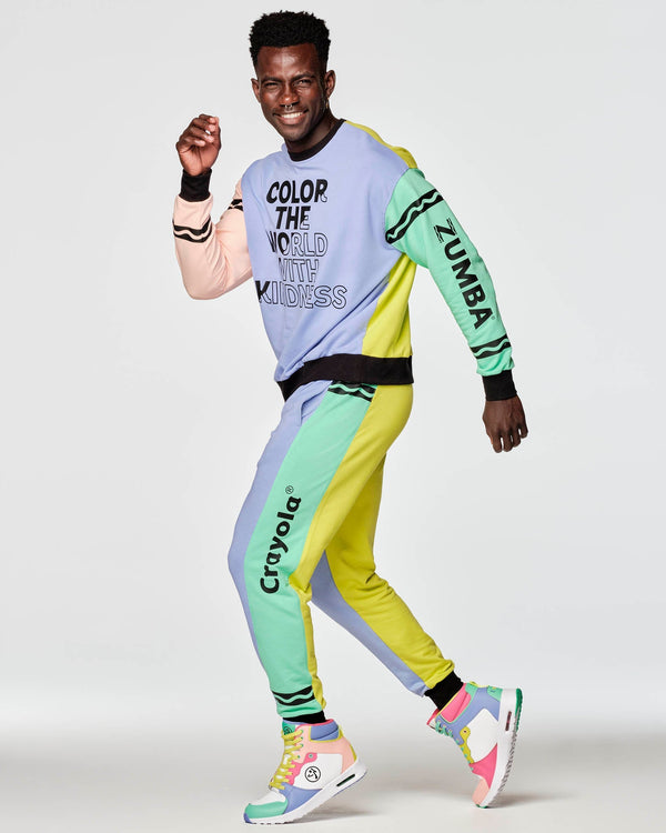 Zumba X Crayola Color With Kindness Sweatshirt