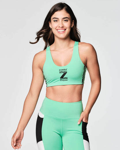 Zumba X Crayola Dance In Color Reversible Bra